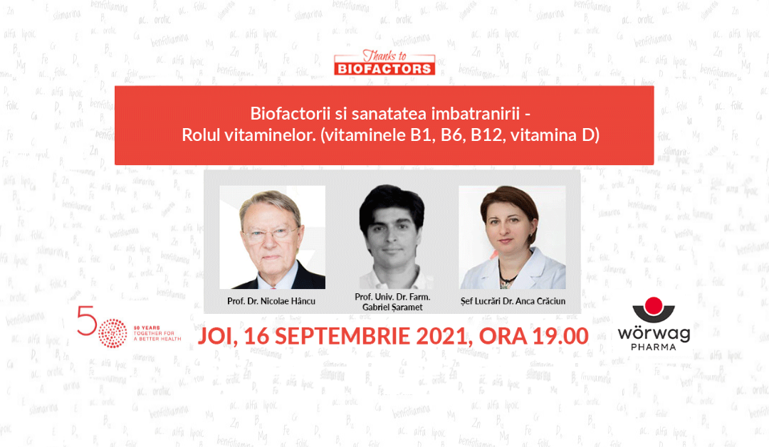 Biofactorii și sănătatea îmbătrânirii – Rolul vitaminelor